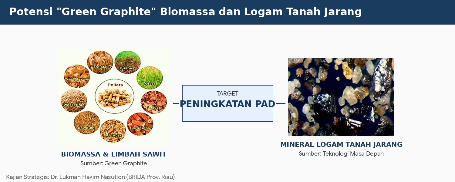BRIDA Riau Gali Potensi "Green Graphite" Biomassa dan Logam Tanah Jarang untuk Dongkrak PAD  Masa Depan