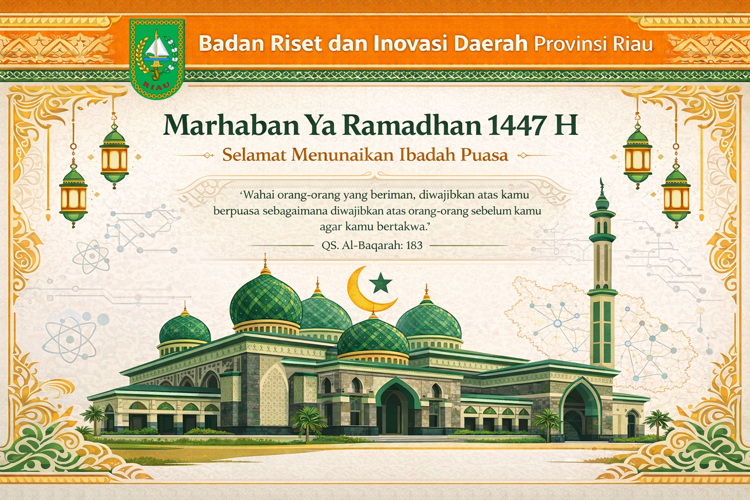 Penyesuaian Jam Kerja  BRIDA Provinsi Riau Selama Bulan Ramadhan 1447 H: Tetap Produktif dalam Mengawal Riset dan Inovasi